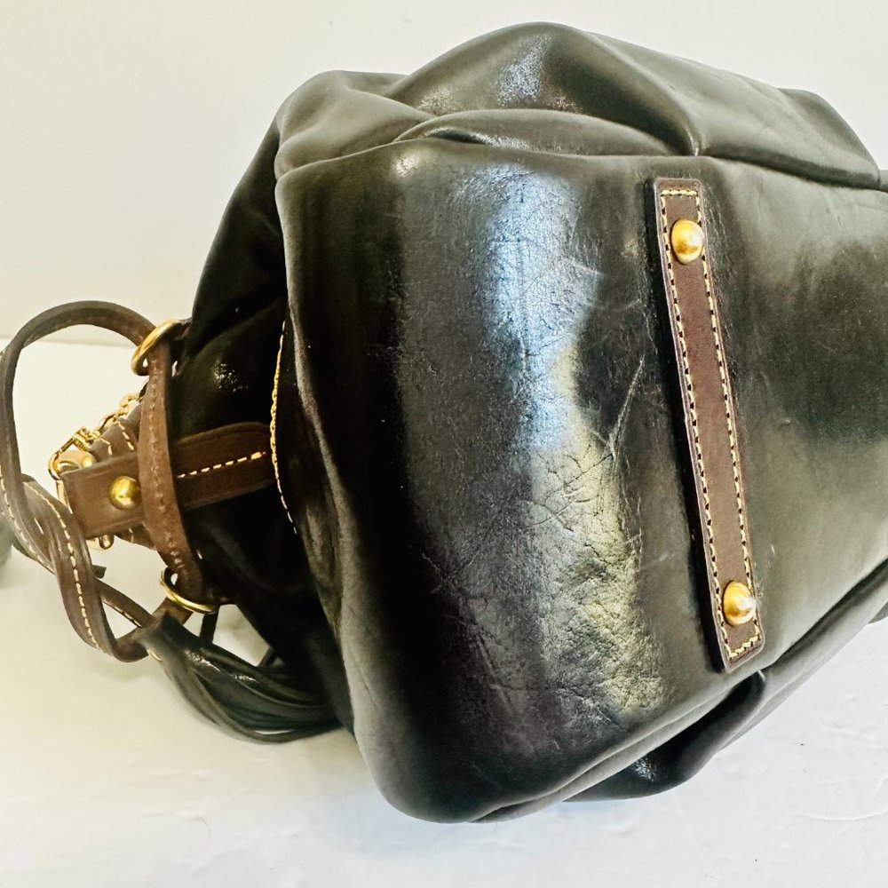 Y2K DOONEY & BOURKE LARGE LEATHER DOCTOR SATCHEL BAG VINTAGE - Picture 11 of 16